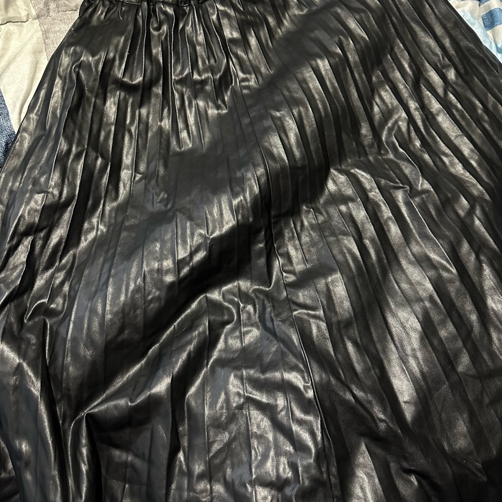 Pleather skirt. Only worn once
